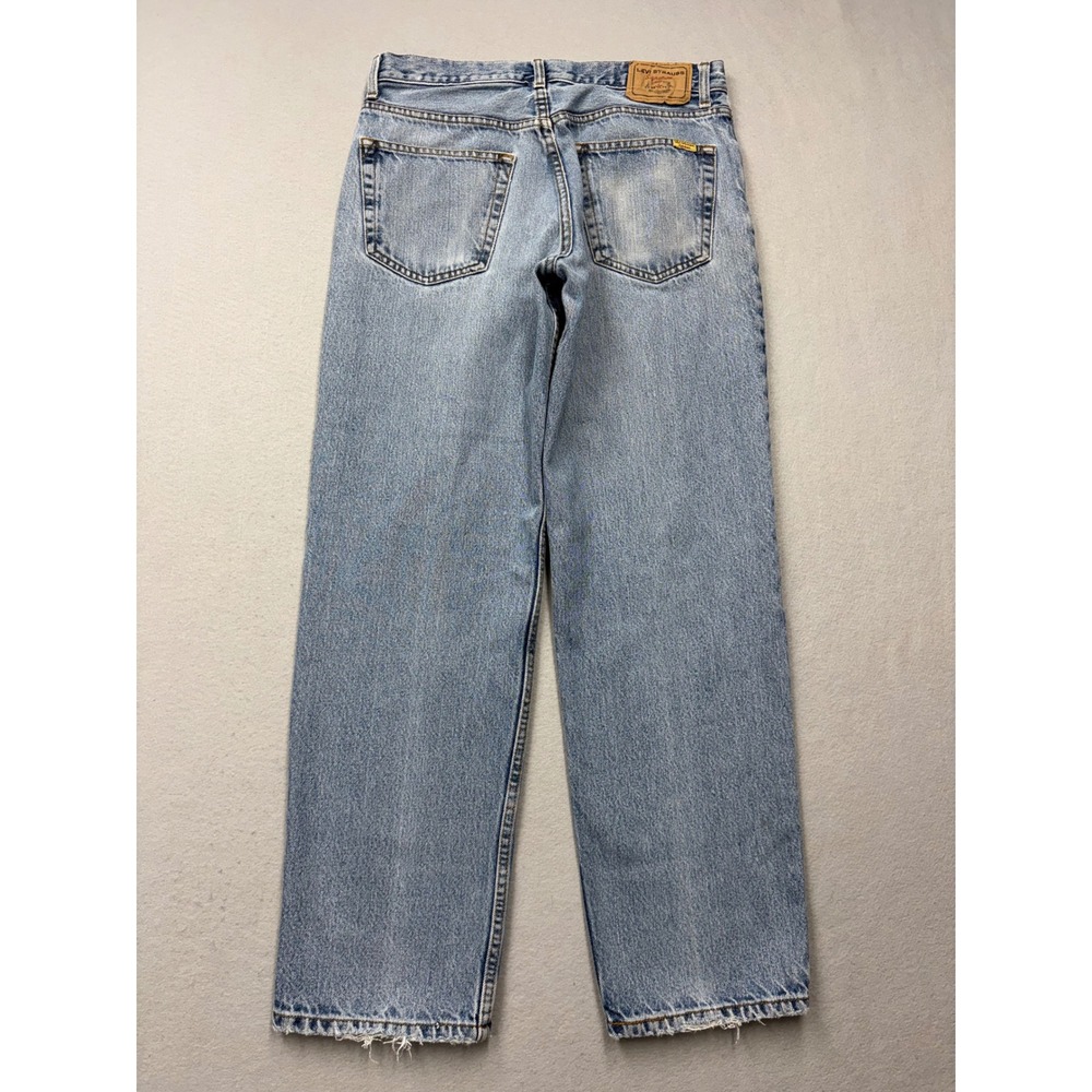 Levi Strauss Signature Jeans Mens 33x32 Light Wash Relaxed Fit Denim Y2K Cotton